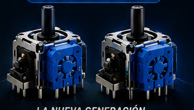 Palancas TMR magnetorresistivas, color azul